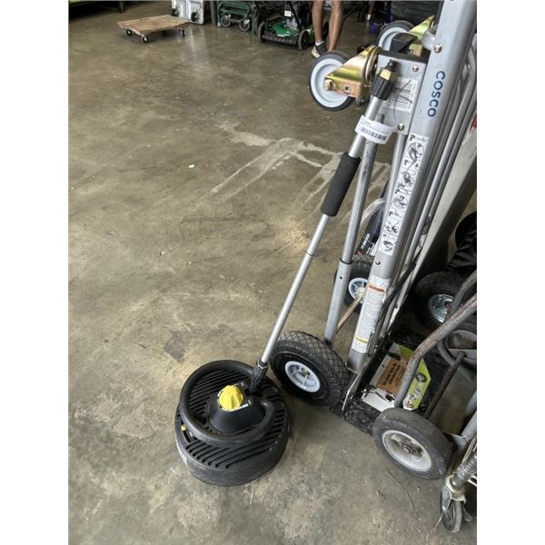 KARCHER FLOOR WASHER. WORKING
