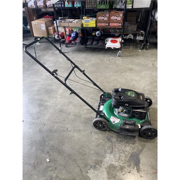 OHV CERTIFIED 150CC GAS LAWN MOWER. WORKING