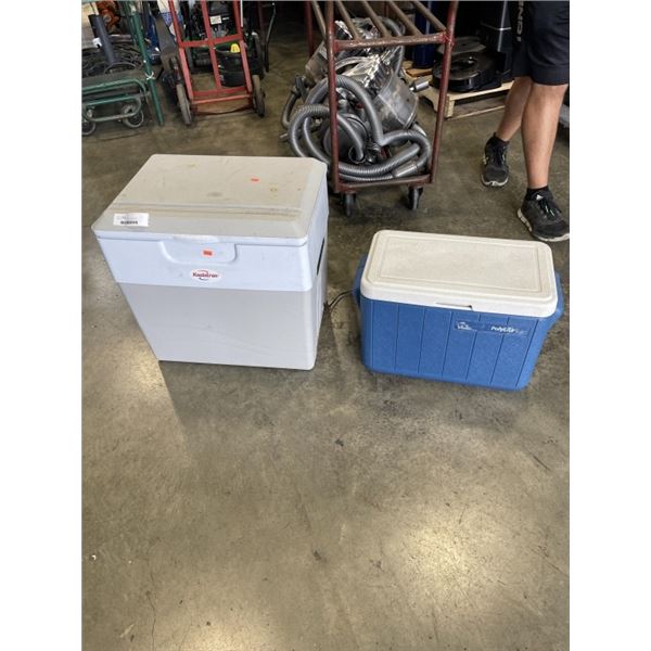 KOOLATRON ELECTRIC COOLER AND COLEMAN COOLER