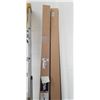 Image 1 : LARGE LOT OF 1/2 X 3-1/2 PRE PRIMED BASEBOARD