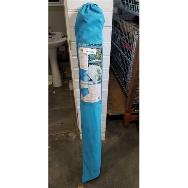 CANVAS OCEAN BLUE MARKET UMBRELLA