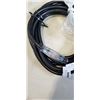 Image 2 : AS NEW LIFESUPPLY 25FT BLACK  INDOOR OUTDOOR 3 WIRE GROUNDED AND LIGHTED EXTENSION CORD, 10AWG