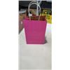 Image 3 : 2 CASES KRAFT PAPER BAGS. 100 PCS/CS. 1 CASE IS PINK, 1 CASE IS RED