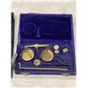 Image 3 : 2 INCOMPLETE ANTIQUE GOLD SCALES SETS