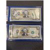 Image 4 : 2 AUTHENTIC COMMEMORATIVE BANK NOTES,  YELLOWSTONE NANTIONAL PARK US COLOURIZED $2 BANK NOTES