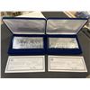 Image 2 : 2 - $20 SEPTEMBER 11TH SILVER LEAF COIN-CERTIFICATE IN CASE W/ COA - COATED WITH .999 PURE SILVER LE
