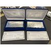 Image 2 : 2 - $20 SEPTEMBER 11TH SILVER LEAF COIN-CERTIFICATE IN CASE W/ COA - COATED WITH .999 PURE SILVER LE