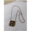 Image 1 : VINTAGE DE PASSILLE SYLVESTRE ENAMEL PENDANT NECKLACE, MADE IN FRANCE