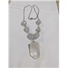 Image 1 : VINTAGE ROCK CRYSTAL STONE NECKLACE