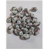 Image 1 : VINTAGE HAND PAINTED PORCELAIN BEADS
