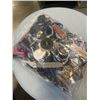 Image 2 : LARGE BAG OF MISC WATCHES, PARTS AND WATCH BRACELETS