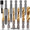 Image 1 : 12PCS NEW COATED DRILL AND TAPS WITH NEW SCREW EXTRACTORS