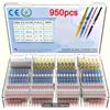 Image 1 : CASE OF 950PCS OF NEW HEAT SHRINK BUTT SPLICE CRIMP TERMINAL KIT