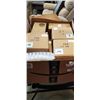 Image 1 : CASE OF NEW VANITY BRUSH STORAGE CONTAINERS AND EARRING AND JEWELLERY CONTAINERS