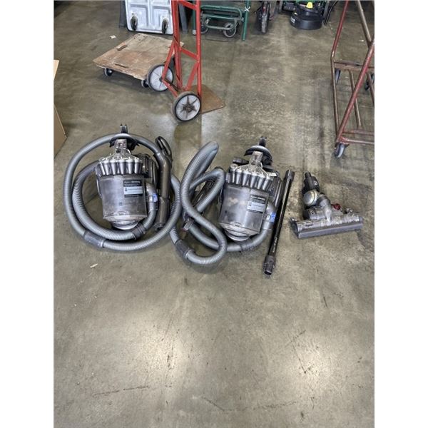 2 DYSON CANISTER VACUUMS