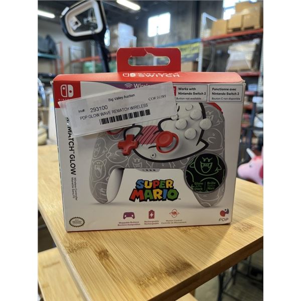 PDP GLOW WAVE REMATCH WIRELESS CONTROLLER - TESTED WORKING