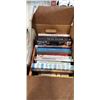 Image 3 : LARGE TOTE AND BOK OF ASSORTED BOOKS
