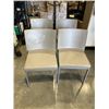 Image 1 : 4 STYLEX LEATHER CHAIRS
