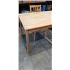 Image 2 : PINE IKEA DINING TABLE WITH 2 CHAIRS