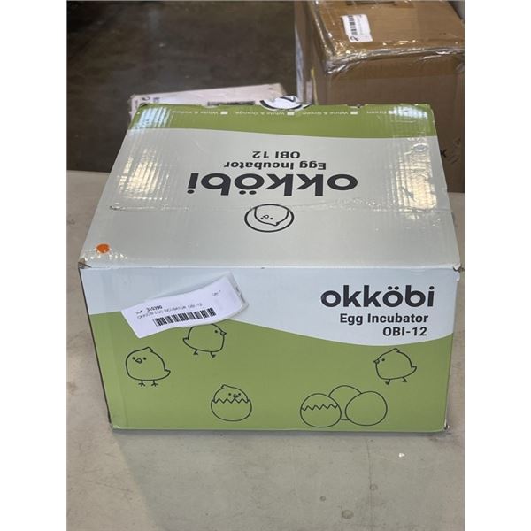 OKKIOBI EGG INCUBATOR  OBI -12