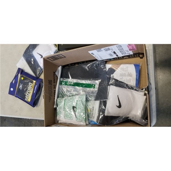 ASSORTED SPORTS KNEE BRACES AND PADS