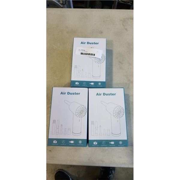 3 NEW AIR DUSTERS