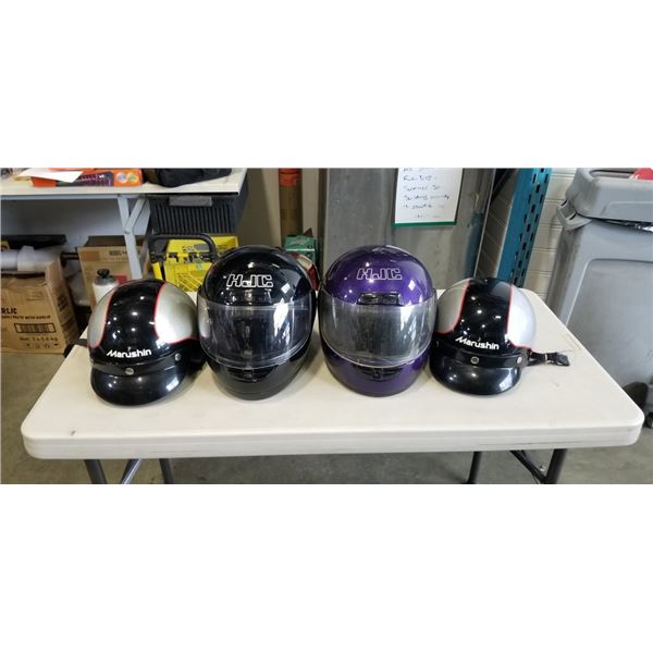 4 DOT MOTORCYCLE HELMETS