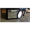 Image 1 : 2 WALL MIRRORS. 1 HAS A WOODEN FRAME, 1 HAS A METAL FRAME