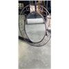 Image 3 : 2 WALL MIRRORS. 1 HAS A WOODEN FRAME, 1 HAS A METAL FRAME