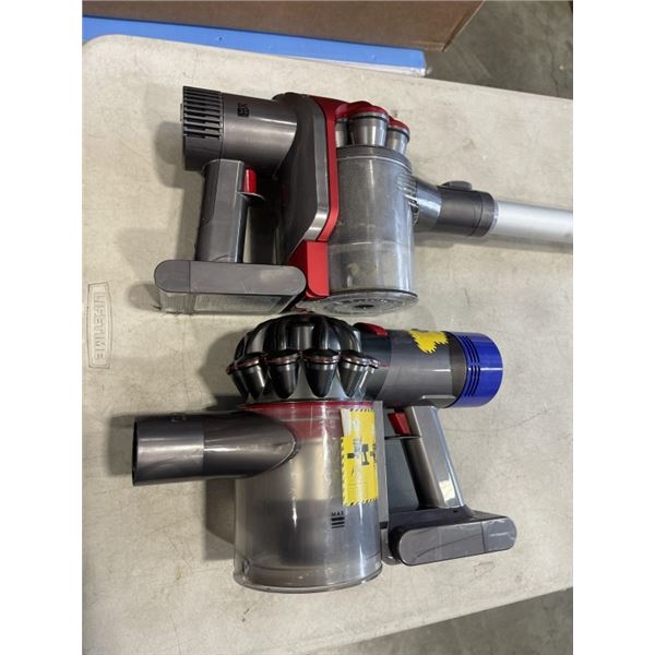 2 DYSON VACUUMS  -ONLY ONE TUBE, NO OTHER ACCESSORIES