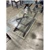 Image 8 : 3 PIECE MODERN COFFEE TABLE SET WITH GLASS SURFACE