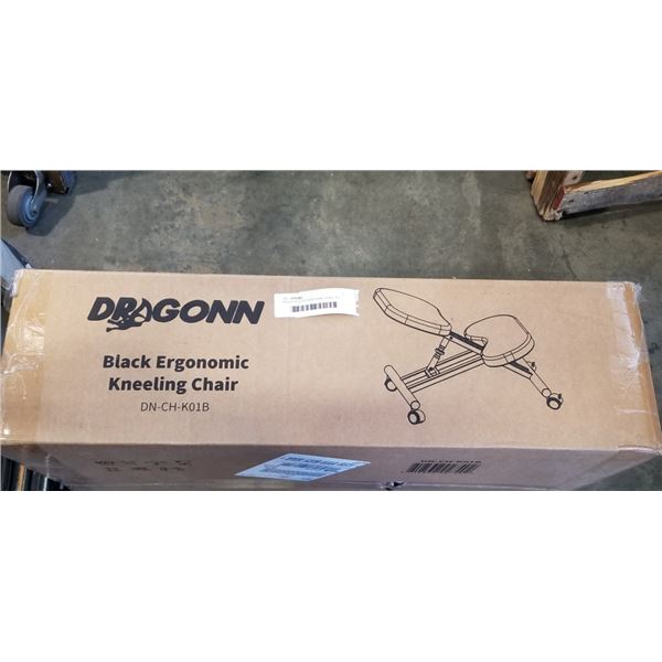 DRAGGON BLACK ERGONIMC KNEELING CHAIR