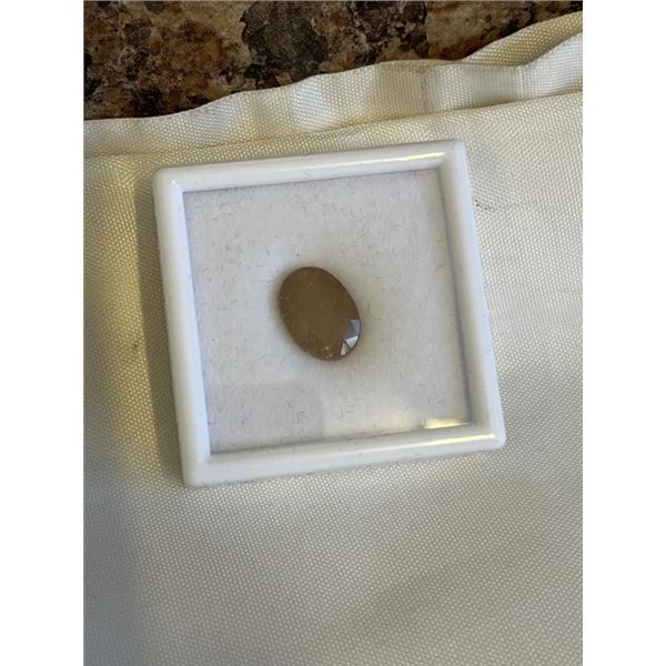 NEW 7.6CT NATURAL IMPERIAL TOPAZ, UNTREATED OVAL CUT