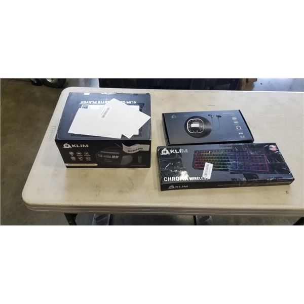 KLIM STEREO,  AND COMPUTER ACCESSORIES