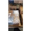 Image 1 : LOT OF AMAZON OVERSTOCK INCLUDING 100 KRAFT 5" SQUARE BAKERY BOXES WITH LIDS, 2 BOXES PICTURE FRAMES