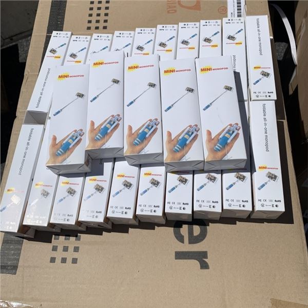 25 NEW MINI MONOPOD PHONE STICKS