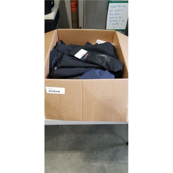 BOX OF NEW MENS SUITS