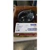 Image 2 : BOX OF KITCHEN ITEMS INCLUDING INSTANT POT INNER POT AND TORK NAPKIN DISPENSER
