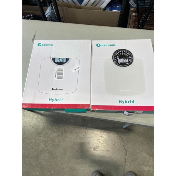 2 ADAMSON HYBRID DIGITAL FLOOR SCALES