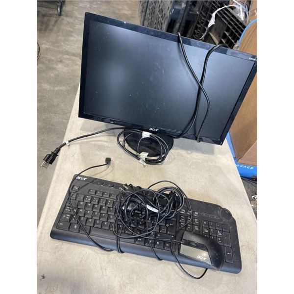 ACER WITH WINDOWS 10. NO PASSWORD. 6.4 GB HDD. 4 GB RAM. COMES WITH KEYBOARD AND MOUSE