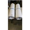 Image 1 : 2 NEW ROLLS WHITE CONSTRUCTION PAPER