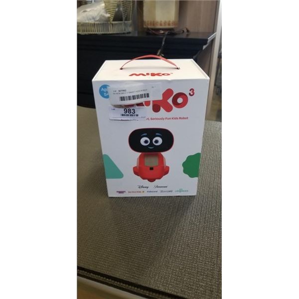 AS NEW MIKO 3 SMART KIDS ROBOT