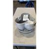 Image 1 : AMAZING CREATION 5 TIER STACKABLE PLANTER BOX (OFF WHITE COLOR)