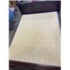 Image 3 : DARK FINISH QUEENSIZE BEDFRAME WITH RATTAN INSERT AND BOXSPRING