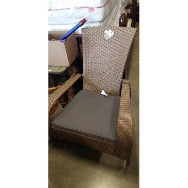 NEW BROWN PATIO FLAIR MUSKOKA CHAIR