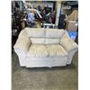 Image 1 : BEIGE MICROFIBER LOVE SEAT