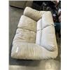 Image 2 : BEIGE MICROFIBER LOVE SEAT