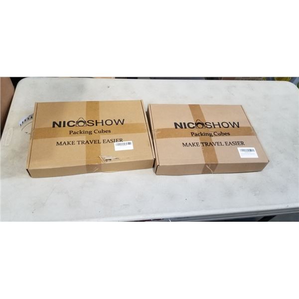 2 BOXES NICOSHOW PACKING CUBES