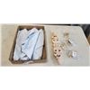 Image 1 : TRAY OF NEW DECORATIVE CARVED WOODEN MOLDINGS AND JEWELLERY ITEMS