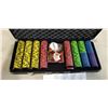 Image 1 : AS NEW CASED POKER SET